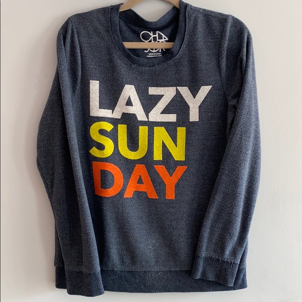 Chaser Lazy Sunday Sweatshirt Blue